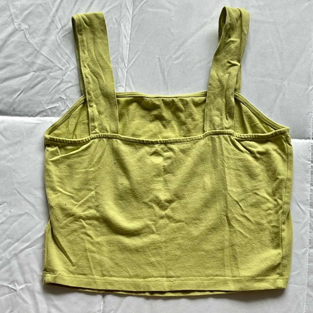 Light Green Cropped Tank- Size Small
